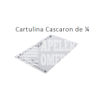 CARTULINA CASCARON 35X56 1/4